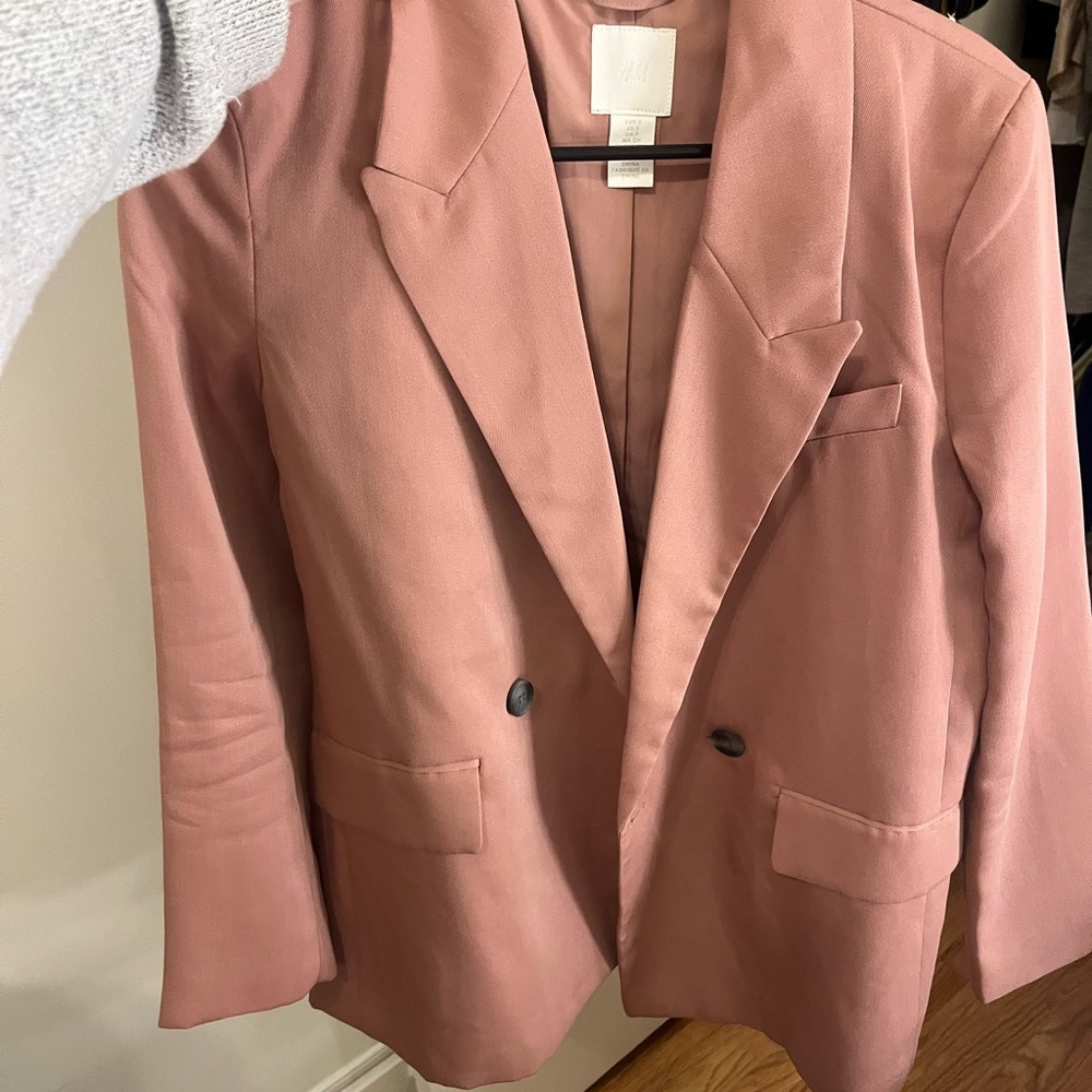 H&M Small Mauve Blazer - Size Small - image 2